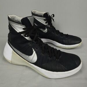 Nike Hyperdunk 2015 Shoes Men Size 12 Black White High Top Basketball